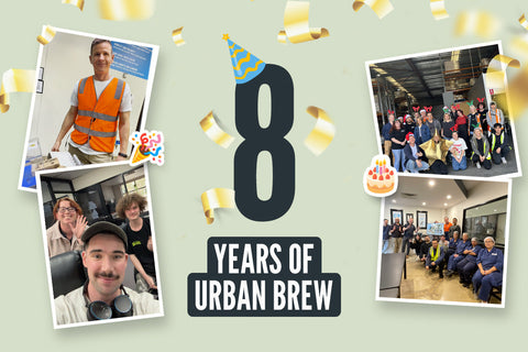 8 Years of Beans, Brews & Big Moods! ☕🎈